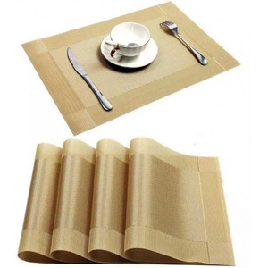 INDEED Manteles Individuales competitivos baratos Hotel Reutilizable Resistente al calor Manteles de mesa de comedor Antideslizantes Manteles individuales de vinilo de PVC a prueba de aceite - Product Image 1