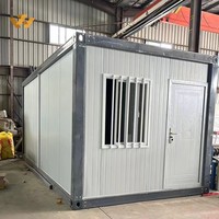 Maison conteneur préfabriquée contemporaine extensible de 20 pieds et 40 pieds pour hôtels, bureaux et toilettes