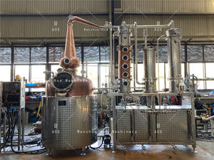 Alambic hybride en cuivre rouge Ace 4000L/40Hl dans une distillerie - Product Image 2