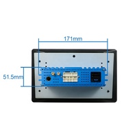 Android 11 de 10.1 pouces pour lecteur de voiture de style Tesla, navigation rotative universelle avec écran HD, entrée de caméra au volant, OBD, TPMS