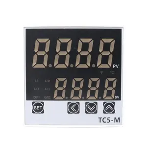 Dispositivo medidor de temperatura, dispositivo de salida de relé SSR, serie TC5, pantalla digital inteligente, controlador de temperatura PID