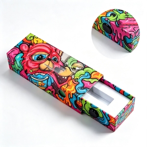 Caja de Cartón Rígida de Lujo con Logotipo Personalizado, Resistente a Niños, con Cajón Deslizable, para Frascos de 5ml y 10ml - Product Image 1