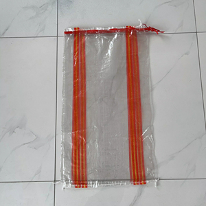 Jiuwang có thể tùy chỉnh túi lưới rau trong suốt, túi dệt, kéo PP, PE, hành tây, khoai tây, rau - Product Image 2