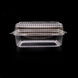 Groothandel Goede Prijs Pet <span class=keywords><strong>Clamshell</strong></span> Voedsel Container Doorzichtig Plastic Wegwerp Scharnierende <span class=keywords><strong>Clamshell</strong></span>