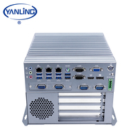 Mini ordinateur industriel personnalisable 4 emplacements d'extension Q170 Chipset 8 USB 6 COM 9-36V Mini ordinateur Digi Signage 8 USB 6 COM