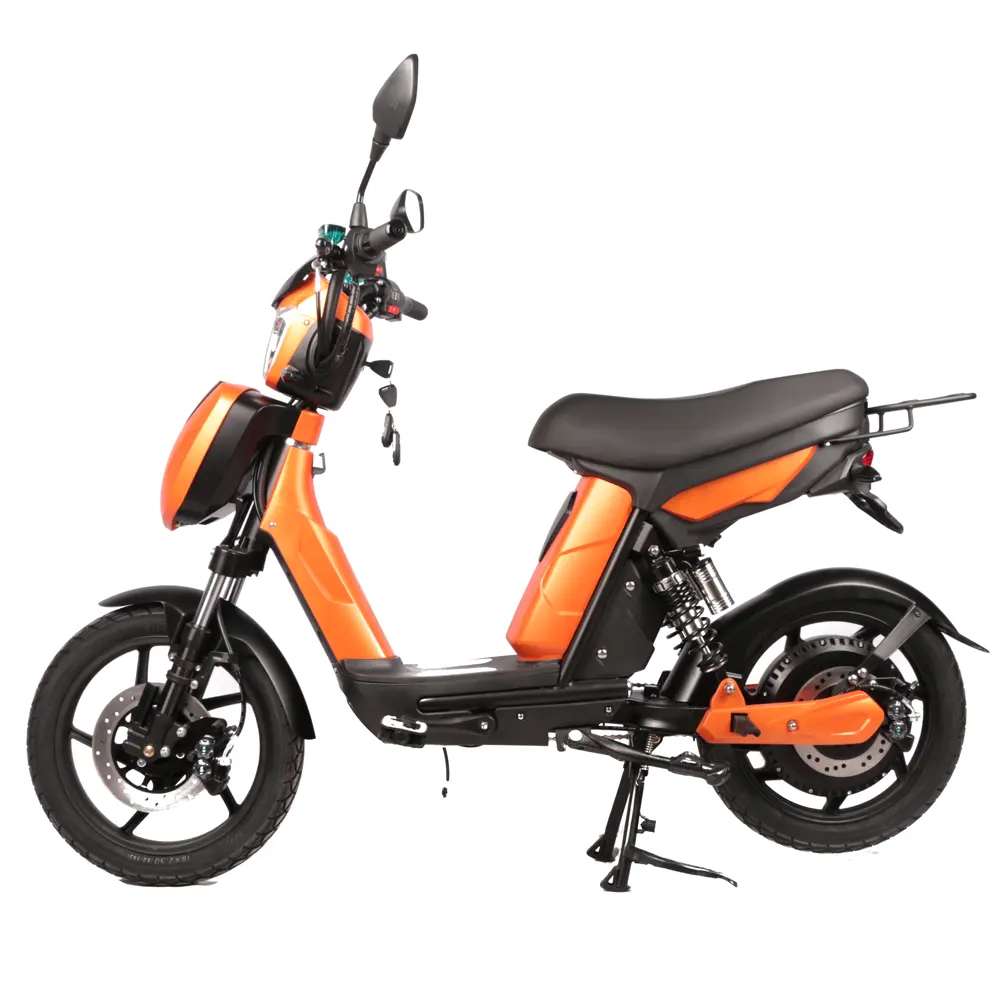 EU Không Có Giấy Phép Cần Thiết 18 Inch 500W Không Chổi Than Electric Scooter Moped Cho Người Lớn