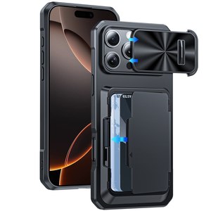 Đối Với <span class=keywords><strong>iPhone</strong></span> 16 Pro Trường Hợp Điện Thoại Với Chủ Thẻ & Trượt Máy Ảnh Bìa Chống-Mùa Thu Bảo Vệ Wallet Trường Hợp Đối Với <span class=keywords><strong>iPhone</strong></span> 16 Promax - Product Image 1