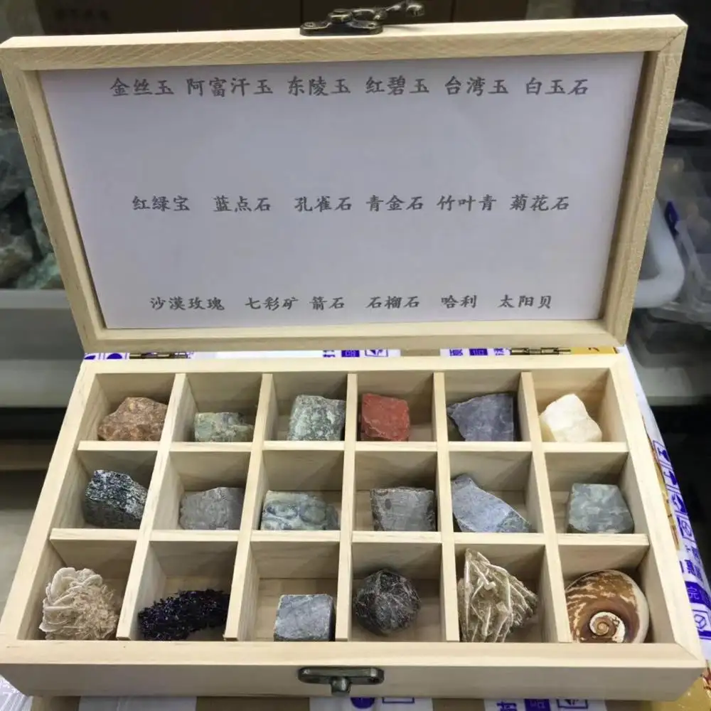 Cristalli naturali all'ingrosso campioni minerali di terra grezza pietre grezze per regalo