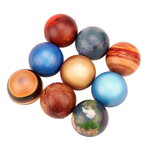 Promotional Unique Planets Design PU Foam <b>Squeeze</b> Stress <b>Ball</b> Toy for Stress Relief Customized Logo - Product Image 1