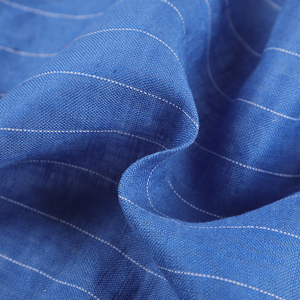 Vải cotton linen nhuộm sợi hữu cơ bán buôn giá gốc, chất liệu mềm mại, may áo sơ mi, đầm, vải may mặc đặt may theo yêu cầu - Product Image 3