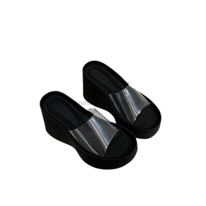 Sandalias de Verano para Mujer, Nuevas, a la Moda, de Plataforma, Transparentes, Antideslizantes, con Plantilla de Goma, Cómodas, Venta al Por Mayor de Fábrica - Product Image 6