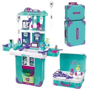 Juego de Imitación de Doctor para Niños 008-605, Juguete de Rol 3 en 1, Estación Médica Móvil Portátil, Mesa de Doctor para Niños, Regalos de <span class=keywords><strong>Navidad</strong></span> - Product Image 1