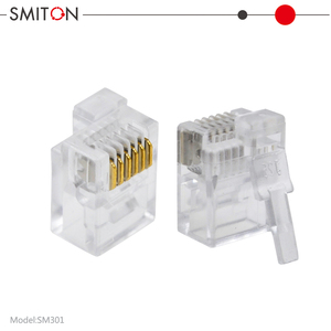 Todos los colores 6 pin 6 Core <span class=keywords><strong>plug</strong></span> <span class=keywords><strong>RJ11</strong></span> 6P6C Pestillo lateral derecho de S-miton - Product Image 6