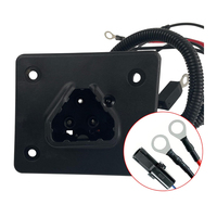 Puerto de carga de carrito de golf de 48V para carritos de golf eléctricos EZGO TXT de 2014 en adelante, reemplaza la referencia postventa 602529 y 613304