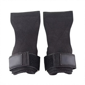 Hardihood International - Agarraderas de Cuero Duraderas Unisex para Fitness, Talla Única, para Barra de Dominadas, Levantamiento de Pesas y Entrenamiento de Fuerza - Product Image 1