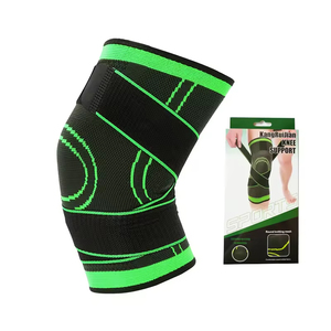 Genouillère de sport KaraQoton HC-2500 avec sangle de compression, soutien respirant et antidérapant pour la course, le cyclisme, le tennis et le football - Product Image 1