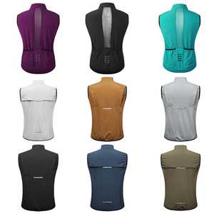 <span class=keywords><strong>Gilet</strong></span> de cyclisme sans manches unisexe WOSAWE OEM, coupe-vent, respirant, pour vélo de route, réfléchissant - Product Image 6