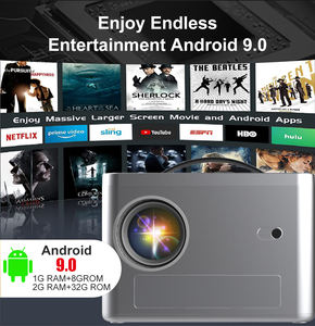 Proyector Sp-Lsp3Blaxxl <span class=keywords><strong>Freestyle</strong></span> Home Mini con Google <span class=keywords><strong>TV</strong></span>, Android 11, Tiro Corto Vertical Pequeño, 1080P, Repuestos, 4K, Descuento - Product Image 2