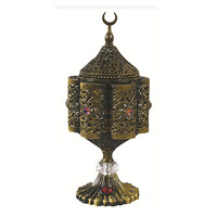 Décoration du Ramadan Prix de gros Fête Mariage Décoration de la maison Festival Décoration Brûleur d'encens en métal multicolores