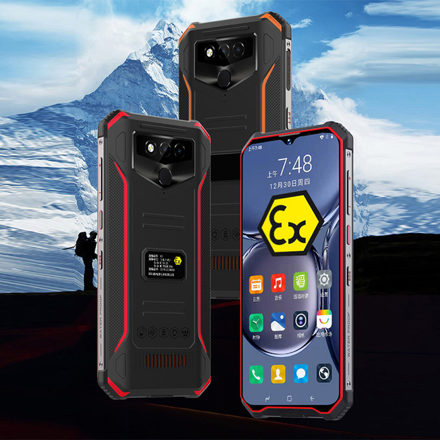 Cheapest Rugged Industrial Android Phone EX Certified for Hazardous Areas GPS Rugged Safe Phone Oil Gas Hazardous Area Phone