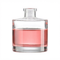 Vente en gros Bouteilles vides de luxe de diffuseur à roseaux en verre de 50ml 100ml 150ml 200ml Emballage de diffuseur d'huile aromatique à chaud avec bouchon en or