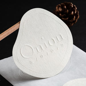 สติกเกอร์แบบกำหนดเอง สีเขียว สติกเกอร์แบบกำหนดเอง สีขาว โลโก้แบบนูน สติกเกอร์กระดาษมีพื้นผิว - Product Image 5