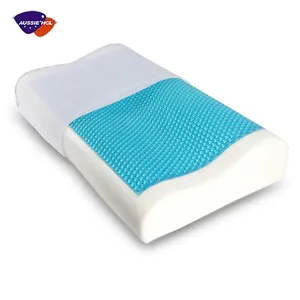 Oreiller en gel rafraichissant et frais, coussin personnalisé à 1 seule doublure et col à compensés, boîte de nail art, emballage 1000g