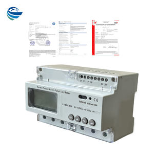 เครื่องวัดพลังงาน<span class=keywords><strong>3P4W</strong></span> 3P3W แบบมัลติฟังก์ชั่น3*220V/380V พร้อมเครื่องวัดพลังงาน Rs485 3เฟสมาตรฐาน IEC - Product Image 6