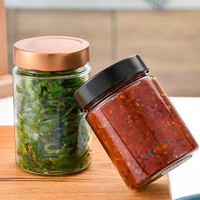 Bocaux en verre en gros avec couvercle hermétique, bocaux de conservation alimentaire, bocaux à large ouverture pour cuisine et garde-manger, emballage Mason avec couvercles