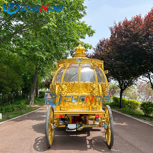 2024 nouveau chariot de citrouille de <span class=keywords><strong>luxe</strong></span> en or pur pour la <span class=keywords><strong>location</strong></span> de <span class=keywords><strong>mariage</strong></span> commercial - Product Image 4