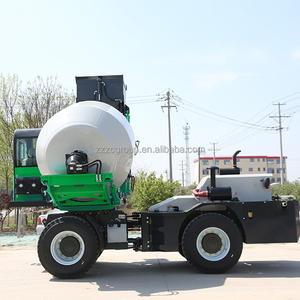 Pabrik Cina 4x4 beton Mixer truk Self-loading beton Mixer - Product Image 3