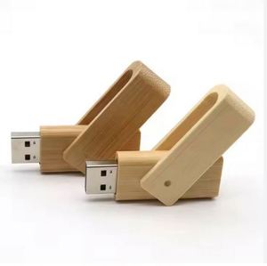 Custom Logo Wooden Pen Flash Drives Full Capacity Wood Waterproof Twist Usb <b>Memory</b> Stick - Product Image 2
