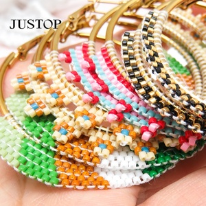 Juego pequeño de acero inoxidable 316L de 10 cuentas geométricas chapadas en oro, pendientes de aro, joyería de moda Unisex, estilo moderno - Product Image 4