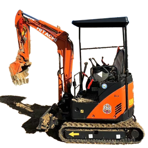 Mini-excavatrice sur chenilles hydraulique Hitachi ZX17U d'occasion en gros |   Mini pelle de 1,5 tonne |   Accessoire de tarière importé du Japon - Product Image 1