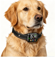 IP67 Wasserdichtes Automatisches Anti-Bell-Halsband für Hunde mit 4 Modi: Piepton, Vibration, Schock, Erkennungsfunktion und TFT-Bildschirm