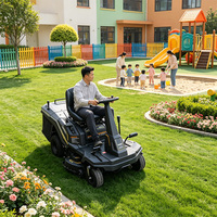 Tondeuse autoportée 24 pouces 7,5 CV 223 cm³ à essence avec démarrage électrique et bac de ramassage de 150 L pour l'entretien des grandes surfaces