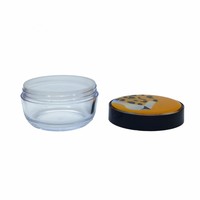 Yuecai Vente en gros de contenants pour poudre libre, pots personnalisés avec couvercle supérieur pour poudre fixatrice et emballages pour poudre illuminatrice avec tamis en plastique