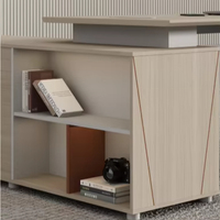 Vente en gros bureau d'angle moderne de luxe bureau de direction avec tiroirs mobilier de bureau pour PDG table d'ordinateur
