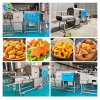 Volledig automatische productielijn voor kipnuggets van een vleesverwerkingsbedrijf