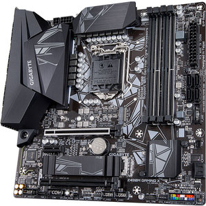 GIGABYTE Z490M GAMING X — <span class=keywords><strong>carte</strong></span> mère de haute qualité, processeur compatible avec CPU 10900K/10700K (Intel z990/LGA 1200) - Product Image 2