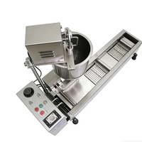 Machine automatique commerciale pour la fabrication de beignets |   Friteuse à donuts haute performance 500 pièces/heure pour boulangeries et usines de snacks