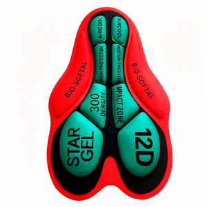 Pantaloncini da Ciclismo Imbottiti da Uomo con Imbottitura 3D, Elasticità Media, Leggeri, per <span class=keywords><strong>Bici</strong></span> da Strada e Mountain Bike, per Lunghe Distanze - Product Image 4