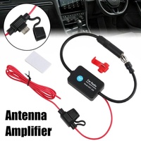 Antenne radio active universelle pour véhicule SW-26040702 SUGNALWELL, amplificateur d'antenne de voiture verticale, 12-24V 50 25DBI, installation facile
