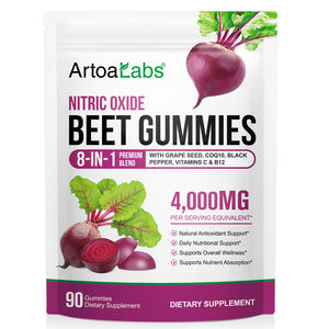 ArtoaLabsr Caramelle Gommose alla <span class=keywords><strong>Barbabietola</strong></span> Non-OGM, Integratore Biologico <span class=keywords><strong>di</strong></span> Estratto <span class=keywords><strong>di</strong></span> <span class=keywords><strong>Barbabietola</strong></span> Cruda, Superfood per Energia e Benessere - Product Image 1