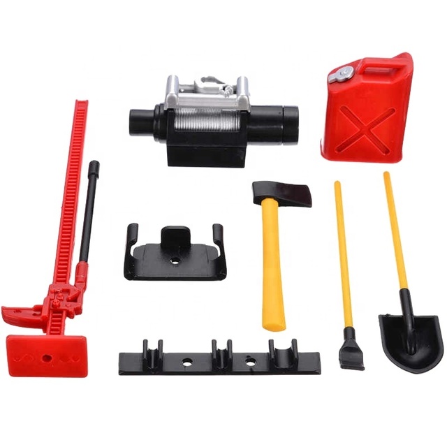 Crawler Truck Remote Control Accessories Crawler Tools Decoration Shovel Axe Accessory Tools for RC Rock