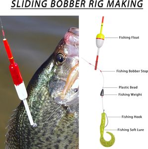 100 pièces Bobber arrête les perles <span class=keywords><strong>en</strong></span> plastique flotteurs <span class=keywords><strong>de</strong></span> pêche bouchons nœuds <span class=keywords><strong>de</strong></span> chaîne pour ligne <span class=keywords><strong>de</strong></span> pêche Leader eau douce eau salée - Product Image 5