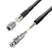 Câble CoaXPress CXP-6 DIN 1.0/2.3 mâle vers HD-BNC mâle 75 Ohm, câble coaxial haute vitesse pour caméra de vision industrielle