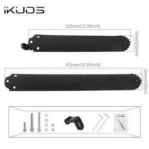 IKUOS Katlanır Bisiklet Çamurluğu Dahon K-F Modifiye Bisiklet Parçaları için Rulo Haline Getirilebilir Teleskopik Çamurluk - Product Image 5
