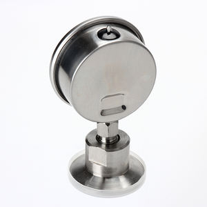 Mpa Psi Bar Mbar dijital sıhhi düz membran basınç göstergesi SS304 SS316 diyafram basınçlı manometre - Product Image 5