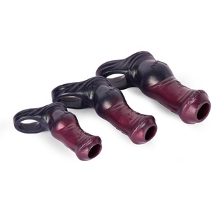 NNSX Extended Thickened <b>Dildo</b> Cover for Men Hollow <b>Dildo</b> Condom Sex Toy Cover Soft Silicone Adult Toy - Product Image 5
